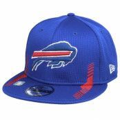 New Era - NFL Blå snapback Keps - Buffalo Bills NFL21 Side Line 9FIFTY Royal Snapback @ Hatstore