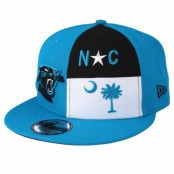 New Era - NFL Blå snapback Keps - Carolina Panthers 9Fifty NFL Draft 2019 Teal Snapback @ Hatstore