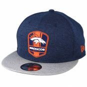 New Era - NFL Blå snapback Keps - Denver Broncos 9Fifty On Field Navy/Grey Snapback @ Hatstore