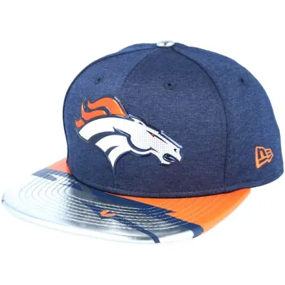 New Era - NFL Blå snapback Keps - Denver Broncos Draft 2017 9Fifty Navy Snapback @ Hatstore