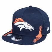 New Era - NFL Blå snapback Keps - Denver Broncos NFL21 Side Line 9FIFTY Navy Snapback @ Hatstore