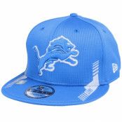 New Era - NFL Blå snapback Keps - Detroit Lions NFL21 Side Line 9FIFTY Royal Snapback @ Hatstore