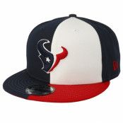 New Era - NFL Blå snapback Keps - Houston Texans 9Fifty NFL Draft 2019 White/Red/Navy Snapback @ Hatstore