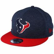 New Era - NFL Blå snapback Keps - Houston Texans 9Fifty On Field Navy/Red Snapback @ Hatstore