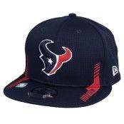 New Era - NFL Blå snapback Keps - Houston Texans NFL21 Side Line 9FIFTY Navy Snapback @ Hatstore