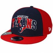 New Era - NFL Blå snapback Keps - Houston Texans On Field 19 9Fifty 1990 Navy/Red Snapback @ Hatstore