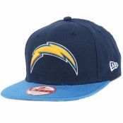 New Era - NFL Blå snapback Keps - Los Angeles Chargers NFL Sideline 9Fifty Snapback @ Hatstore