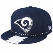 New Era - NFL Blå snapback Keps - Los Angeles Rams 9Fifty NFL Draft 2019 Navy Snapback @ Hatstore