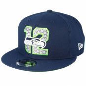 New Era - NFL Blå snapback Keps - Seattle Seahawks 9Fifty NFL Draft 2019 Navy Snapback @ Hatstore