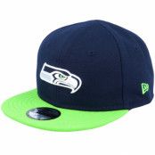 New Era - NFL Blå snapback Keps - Seattle Seahawks My 1St 9FIFTY Navy/Green Snapback @ Hatstore