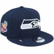 New Era - NFL Blå snapback Keps - Seattle Seahawks NFL Patch Up 9FIFTY Navy Snapback @ Hatstore