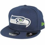 New Era - NFL Blå snapback Keps - Seattle Seahawks Team Classic Navy Snapback @ Hatstore