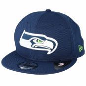 New Era - NFL Blå snapback Keps - Seattle Seahawks Team Mesh 9Fifty Navy Snapback @ Hatstore