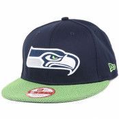 New Era - NFL Blå snapback Keps - Seattle Seahawks Visor Mesh 9Fifty Snapback @ Hatstore