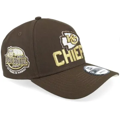 New Era - NFL Brun adjustable Keps - Hatstore Exclusive x Kansas City Chiefs 9FORTY A-Frame Kanchi Brown Adjustable @ Hatstore