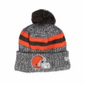 New Era - NFL Brun pom Beanie - Cleveland Browns Sport Knitted NFL Sideline 23 Brown Pom @ Hatstore