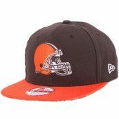 New Era - NFL Brun snapback Keps - Cleveland Browns NFL Sideline 9Fifty Snapback @ Hatstore