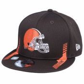 New Era - NFL Brun snapback Keps - Cleveland Browns NFL21 Side Line 9FIFTY Brown Snapback @ Hatstore