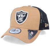 New Era - NFL Brun trucker Keps - Hatstore Exclusive x Oakland Raiders Caramel A-Frame Trucker @ Hatstore