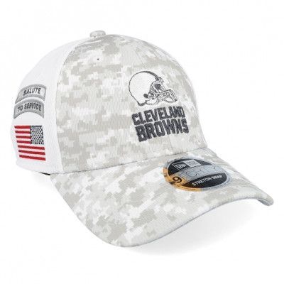 New Era - NFL Camo adjustable Keps - Cleveland Browns Nfl24 Salute To Service 9FORTY Camo/White Adjustable @ Hatstore