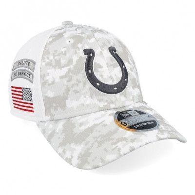 New Era - NFL Camo adjustable Keps - Indianapolis Colts Nfl24 Salute To Service 9FORTY Camo/White Adjustable @ Hatstore