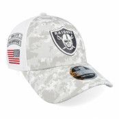 New Era - NFL Camo adjustable Keps - Las Vegas Raiders Nfl24 Salute To Service 9FORTY Camo/White Adjustable @ Hatstore