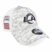 New Era - NFL Camo adjustable Keps - Los Angeles Rams Nfl24 Salute To Service 9FORTY Camo/White Adjustable @ Hatstore