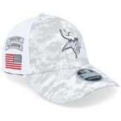 New Era - NFL Camo adjustable Keps - Minnesota Vikings Nfl24 Salute To Service 9FORTY Camo/White Adjustable @ Hatstore