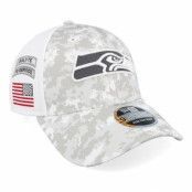 New Era - NFL Camo adjustable Keps - Seattle Seahawks Nfl24 Salute To Service 9FORTY Camo/White Adjustable @ Hatstore