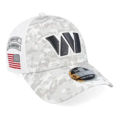 New Era - NFL Camo adjustable Keps - Washington Commanders Nfl24 Salute To Service 9FORTY Camo/White Adjustable @ Hatstore