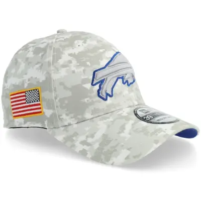 New Era - NFL Camo fitted Keps - Buffalo Bills 39THIRTY NFL Salute To Service Camo Fitted @ Hatstore