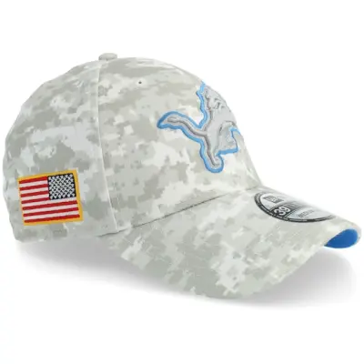 New Era - NFL Camo fitted Keps - Detroit Lions NFL 39THIRTY Salute To Service Camo Fitted @ Hatstore