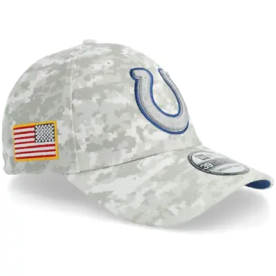 New Era - NFL Camo fitted Keps - Indianapolis Colts 39THIRTY NFL Salute To Service Camo Fitted @ Hatstore