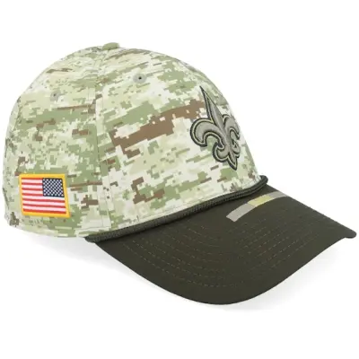 New Era - NFL Camo fitted Keps - New Orleans Saints NFL 39THIRTYSalute To Service Camo Fitted @ Hatstore