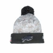 New Era - NFL Camo pom Beanie - Buffalo Bills Nfl24 Salute To Service Camo/Graphite Pom @ Hatstore