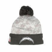 New Era - NFL Camo pom Beanie - Los Angeles Chargers Nfl24 Salute To Service Camo/Graphite Pom @ Hatstore