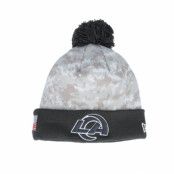 New Era - NFL Camo pom Beanie - Los Angeles Rams Nfl24 Salute To Service Camo/Graphite Pom @ Hatstore