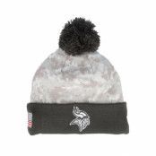 New Era - NFL Camo pom Beanie - Minnesota Vikings Nfl24 Salute To Service Camo/Graphite Pom @ Hatstore