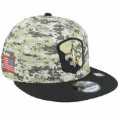 New Era - NFL Camo snapback Keps - New Orleans Saints 9FIFTY NFL Salute To Service 23 Camo Snapback @ Hatstore