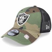 New Era - NFL Camo trucker Keps - Kids Las Vegas Raiders 9TWENTY Camo/Black Basic Trucker @ Hatstore