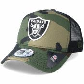 New Era - NFL Camo trucker Keps - Oakland Raiders Team 9 Forty Green Camo Trucker @ Hatstore