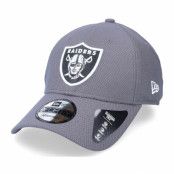 New Era - NFL Grå adjustable Keps - Las Vegas Raiders Diamond Era 9Forty Gray Adjustable @ Hatstore