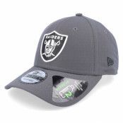 New Era - NFL Grå adjustable Keps - Las Vegas Raiders Monochrome 9FORTY Grey Adjustable @ Hatstore