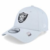 New Era - NFL Grå adjustable Keps - Las Vegas Raiders Side Patch 9FORTY Grey Adjustable @ Hatstore