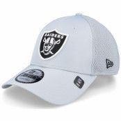 New Era - NFL Grå adjustable Keps - Las Vegas Raiders Team Arch 9FORTY Grey Adjustable @ Hatstore