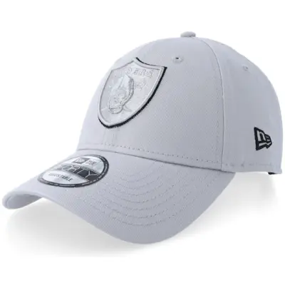New Era - NFL Grå adjustable Keps - Las Vegas Raiders Team Outline 9FORTY Grey Adjustable @ Hatstore