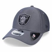 New Era - NFL Grå adjustable Keps - Las Vegas Raiders Tonal 9Forty Stretch Snap Dark Grey Adjustable @ Hatstore