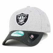 New Era - NFL Grå adjustable Keps - Oakland Raiders Heather Team 940 Adjustable @ Hatstore