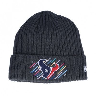 New Era - NFL Grå cuff Beanie - Houston Texans NFL21 Crucial Catch Knit Dark Grey Cuff @ Hatstore