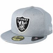 New Era - NFL Grå fitted Keps - Oakland Raiders 59Fifty Shadow Tech Grey Fitted @ Hatstore